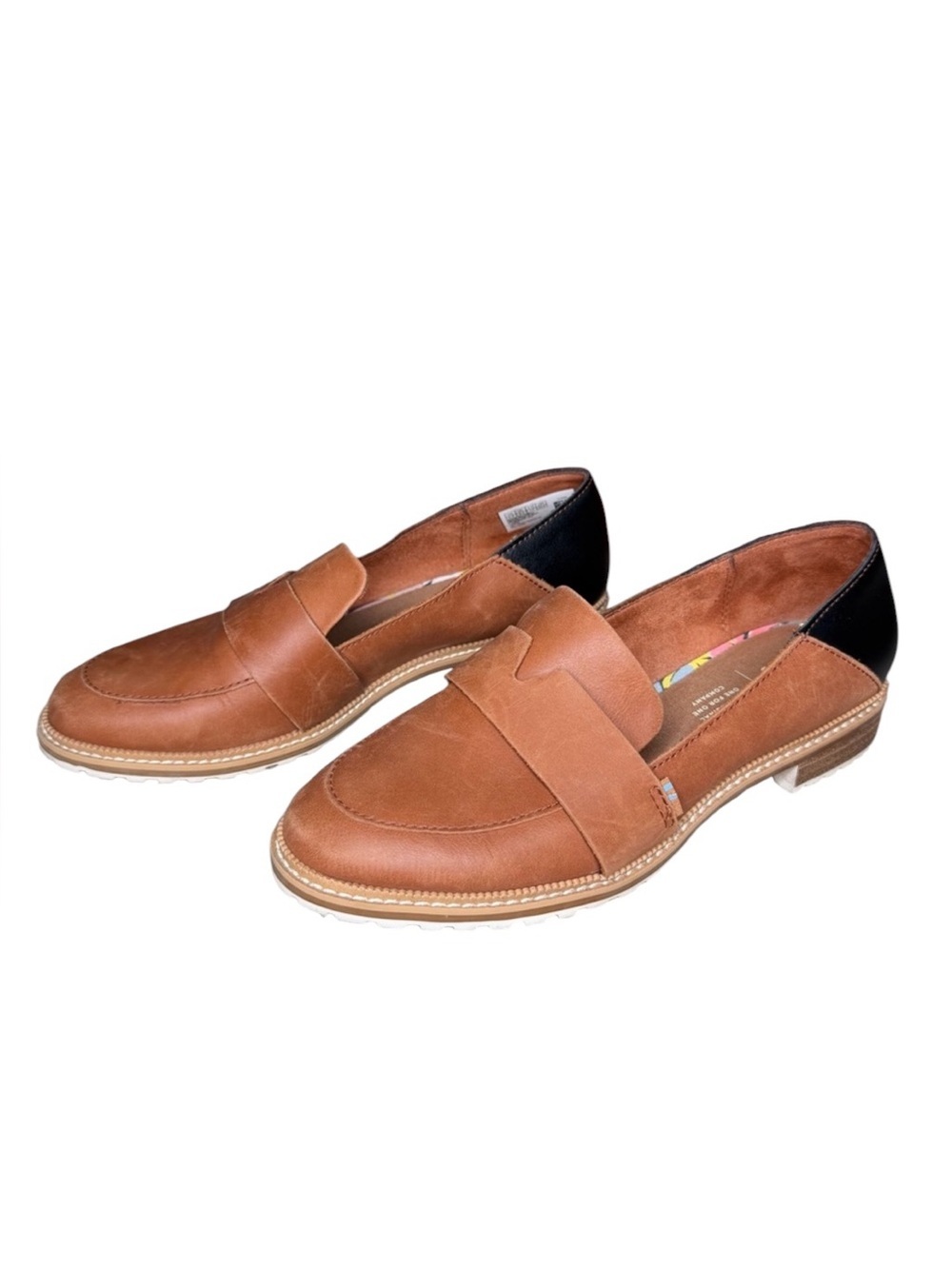 TOMS leather loafers